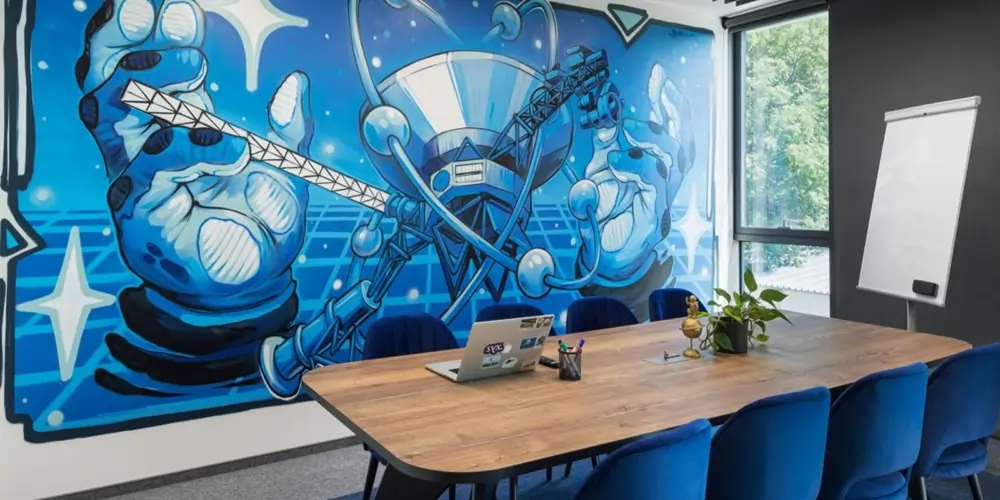 Modern Street Art uses in office
