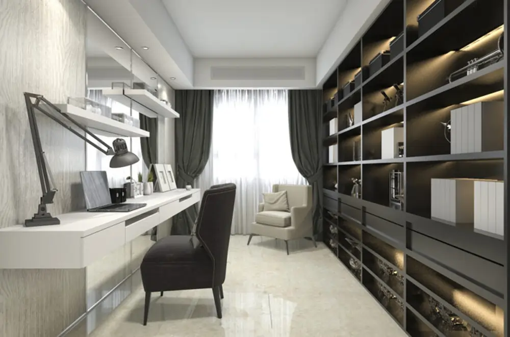 Organized home office